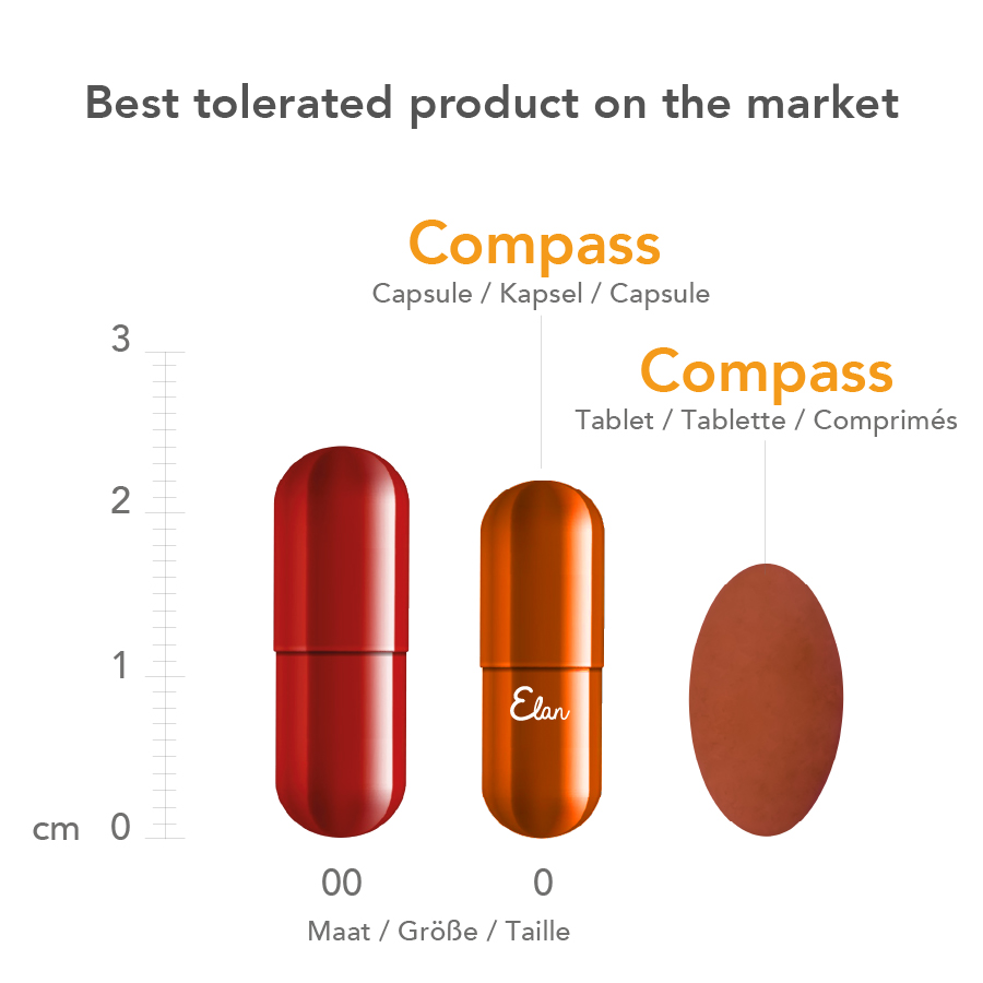 Das bestverträgliche Produkt auf dem Markt Compass Tablet.